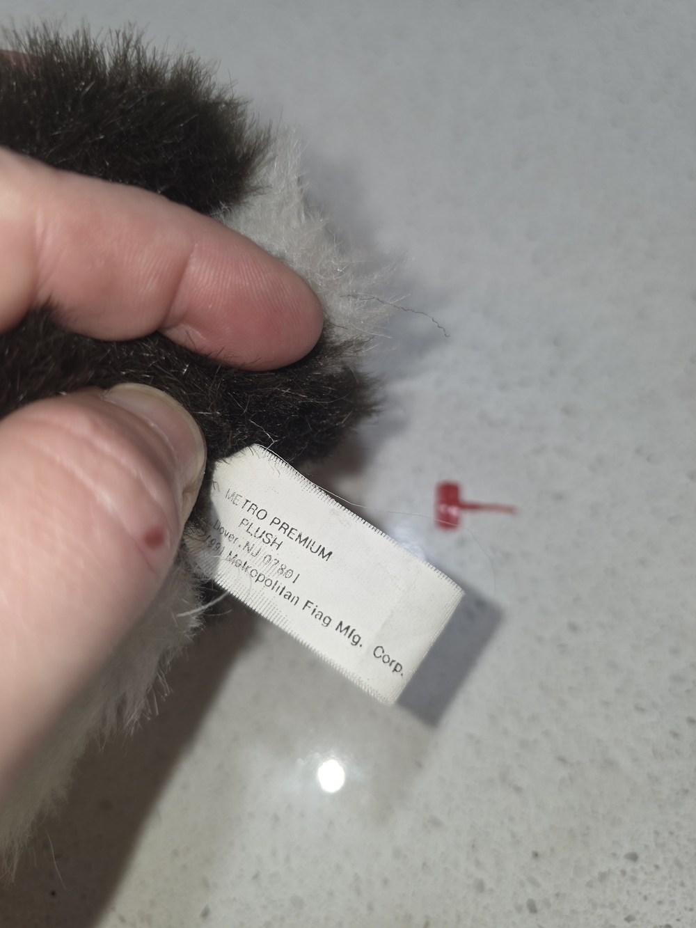 Black and White Small Pet Plush / Toy for Small Pets - Picture 6 of 6